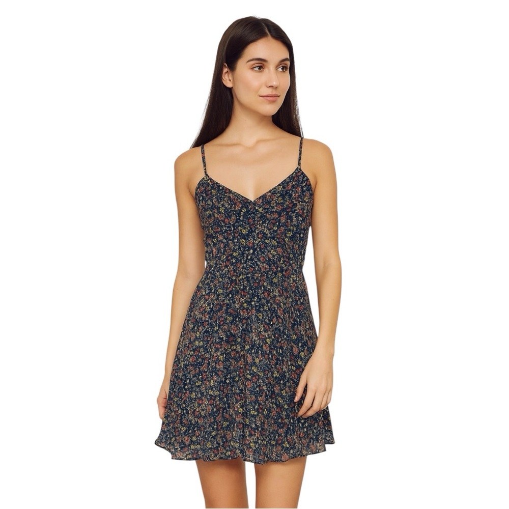 Forever21 Floral Navy, Flowy Dress Size L